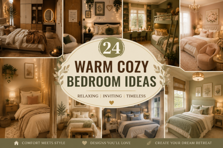 Warm Cozy Bedroom Ideas for a Relaxing Home