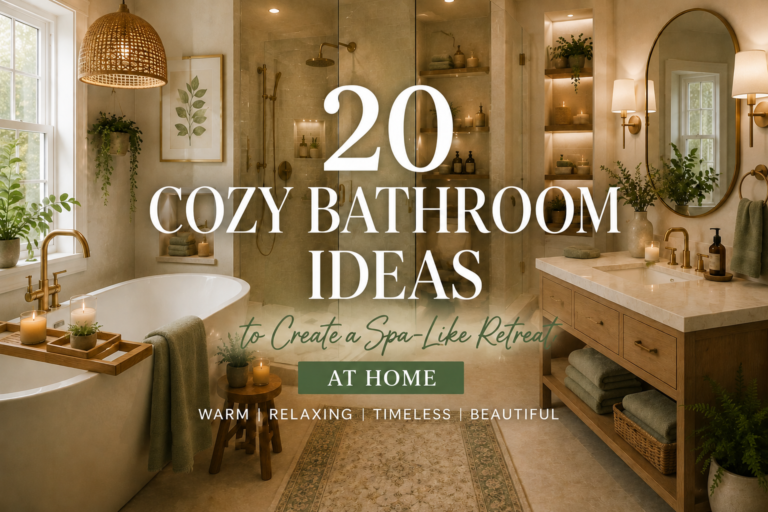 Cozy Bathroom Ideas for a Warm and Relaxing Space